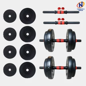 ดัมเบลซีเมนต์ Dumbbell 10 Kg. ปรับน้ำหนักได้-set2