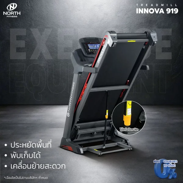 ลู่วิ่งไฟฟ้า North Fitness รุ่น Innova919