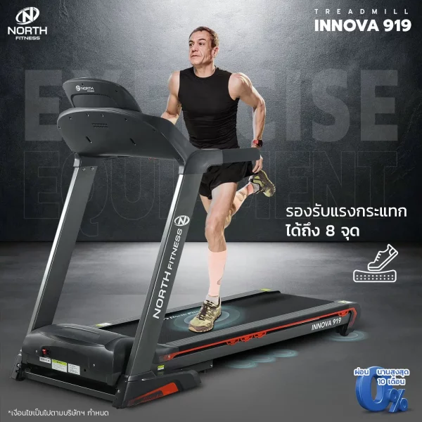 ลู่วิ่งไฟฟ้า North Fitness รุ่น Innova919