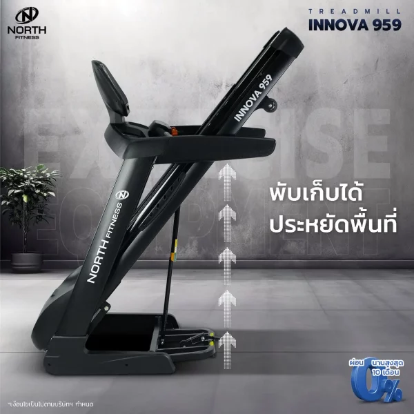 ลู่วิ่งไฟฟ้า NORTH FITNESS INNOVA 959