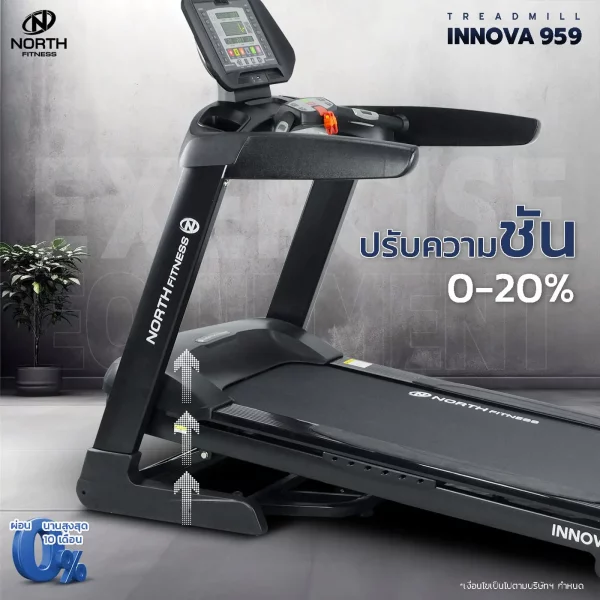 ลู่วิ่งไฟฟ้า NORTH FITNESS INNOVA 959