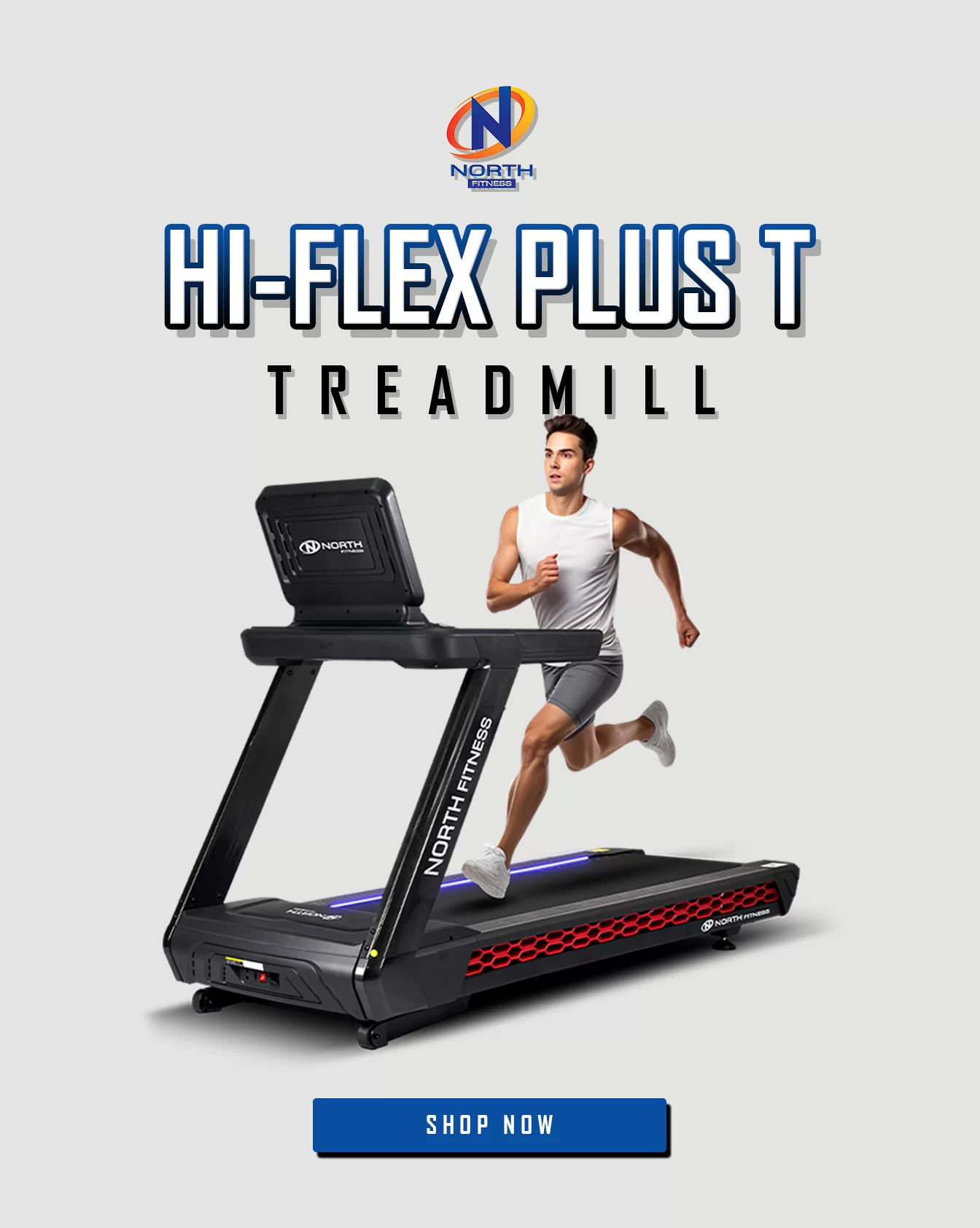 ลู่วิ่งไฟฟ้า North Fitness รุ่น Hi-Flex Plus T