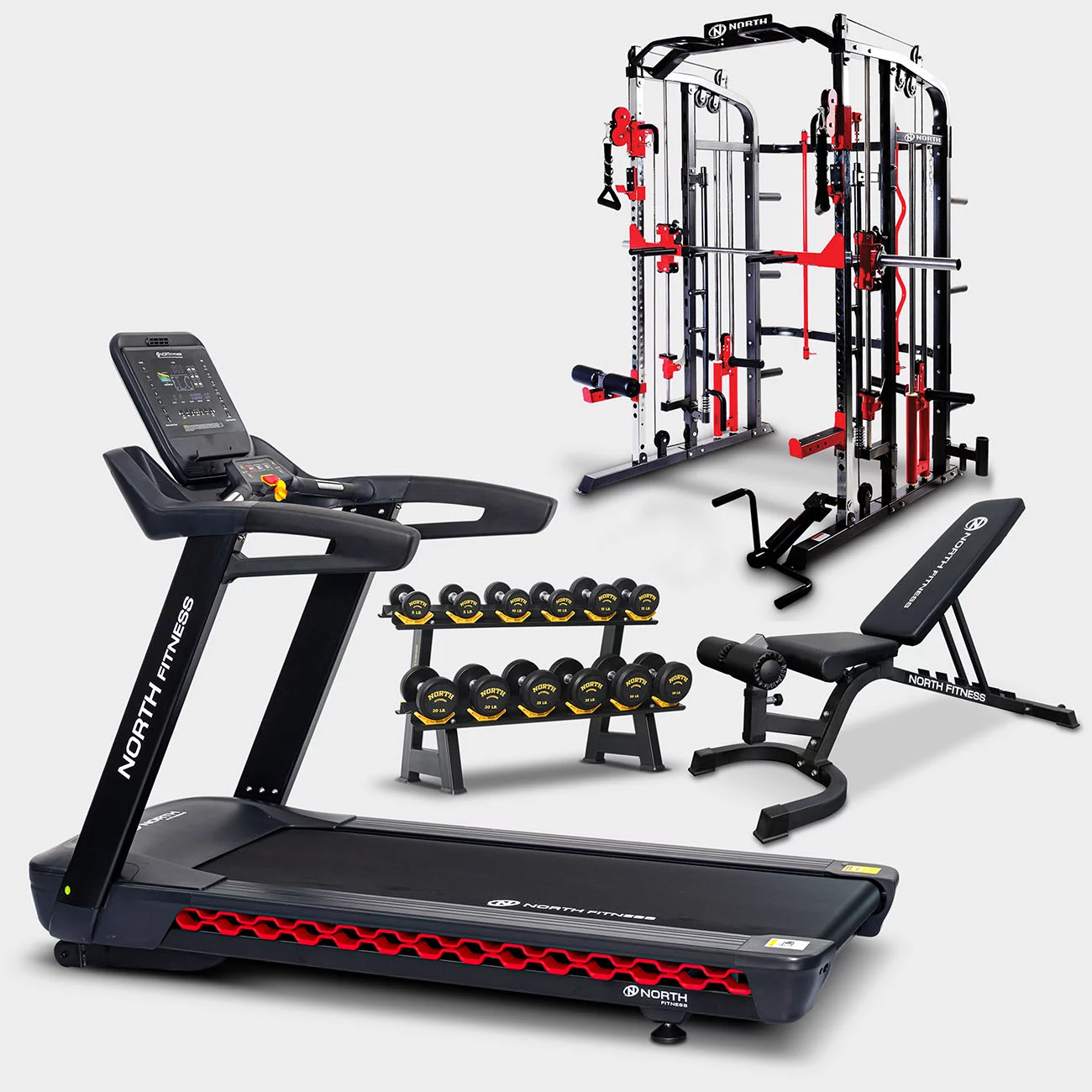 ชุดโฮมยิม-สมิทแมชชีนFPR70-ลู่วิ่งไฟฟ้า-pro-flex