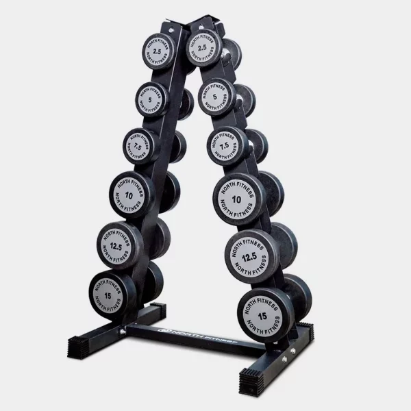 ดัมเบลหุ้มยาง North Fitness รุ่น SKG6A - รุ่นใหม่ แข็งแรงทนทาน กันสนิม