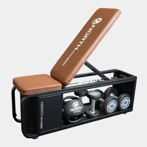 ม้านั่งออกกำลังกาย North Fitness รุ่น Dumbbell Bench - ม้านั่งรุ่นใหม่ล่าสุด พร้อมช่องเก็บอุปกรณ์