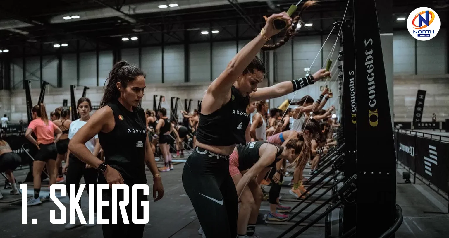 SkiErg 1,000 เมตร ในการแข่ง hyrox