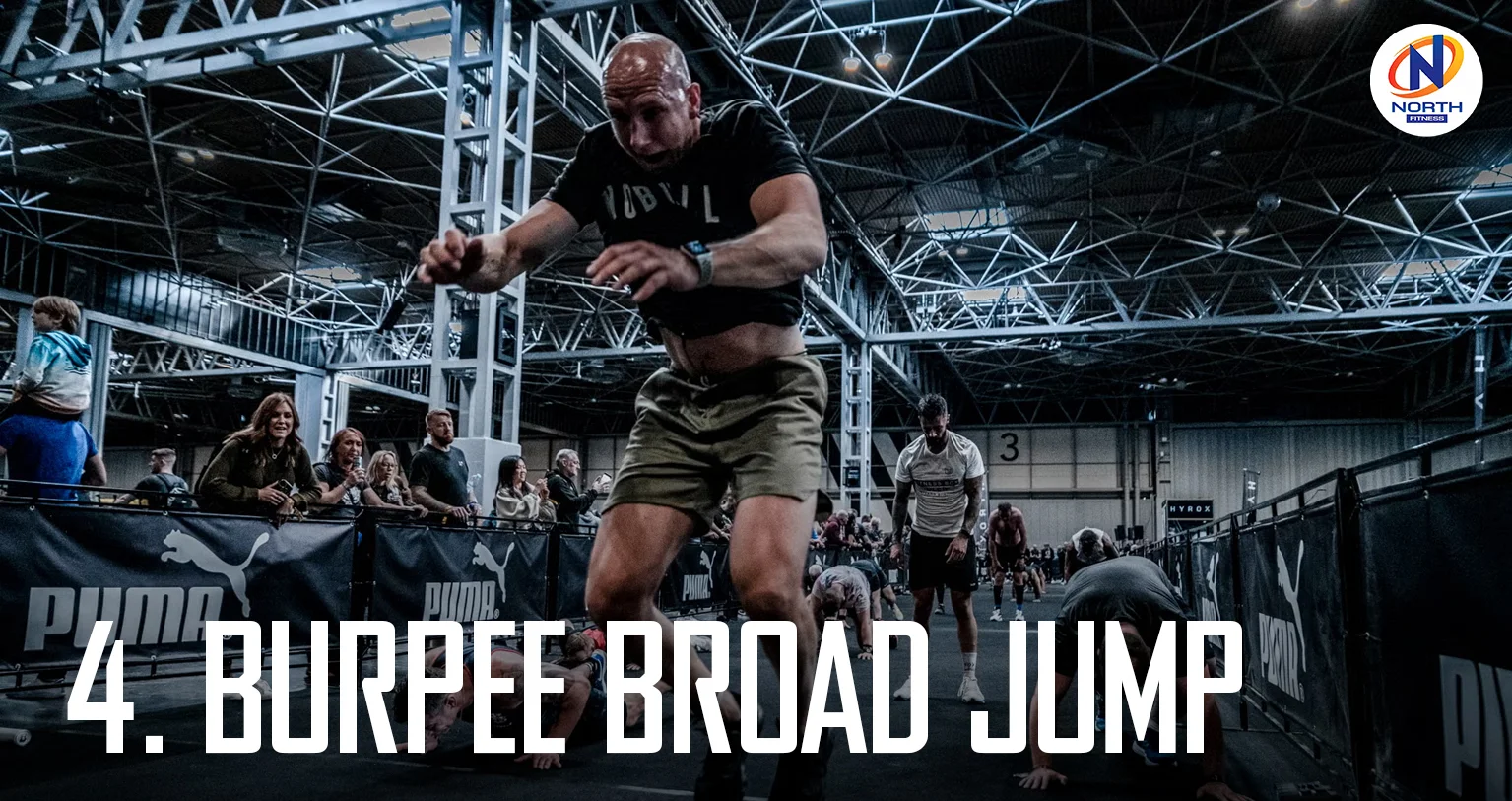 Burpee Broad Jumps 80 เมตร ในการแข่ง hyrox