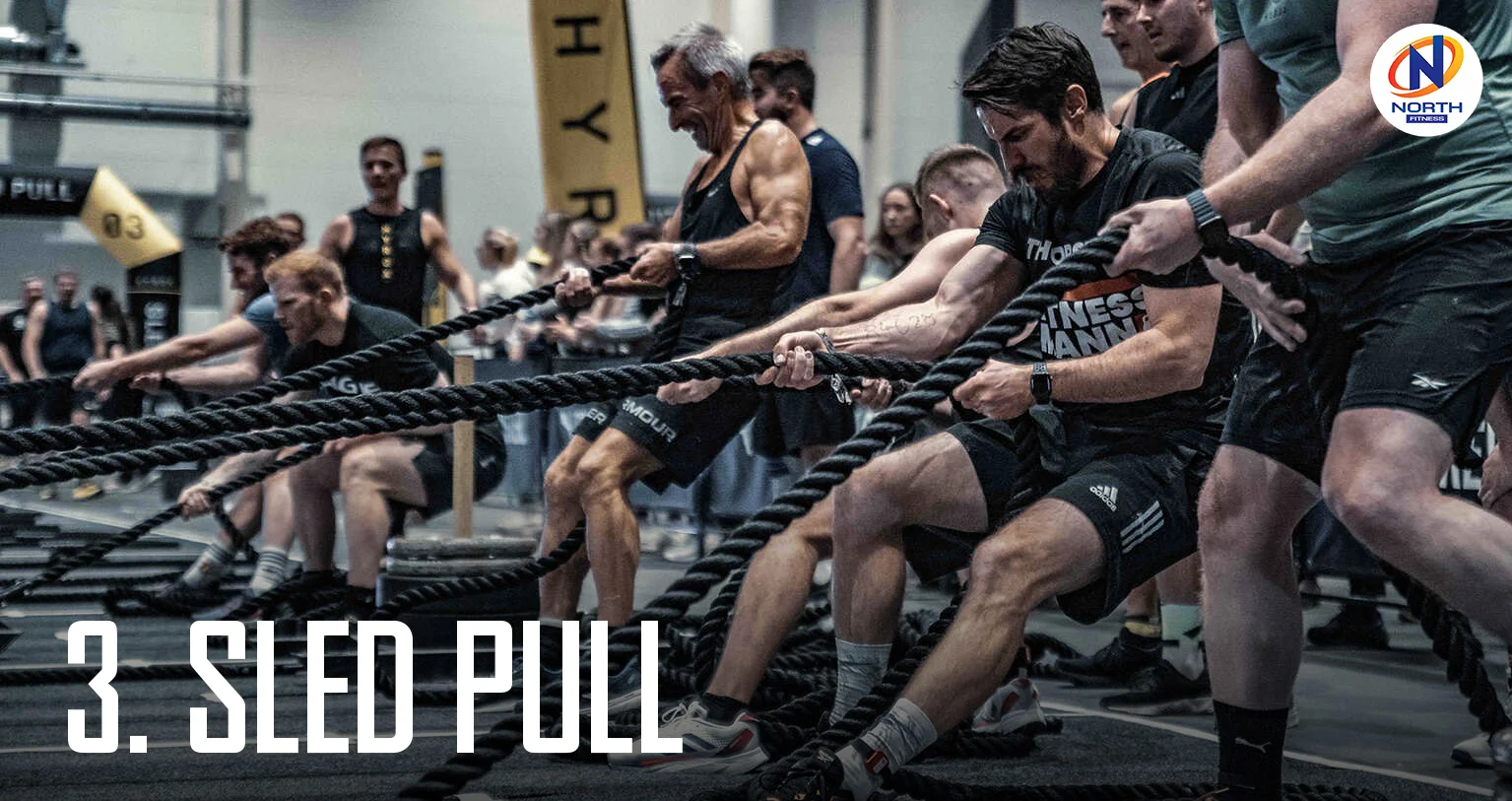 Sled Pull ดันเลื่อนน้ำหนัก ในการแข่ง Hyrox