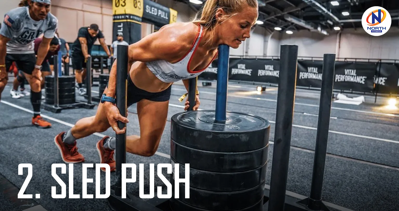 Sled Push ดันเลื่อนน้ำหนัก ในการแข่ง Hyrox