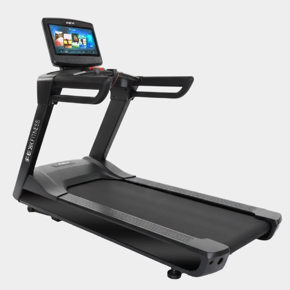 ลู่วิ่งไฟฟ้า FEX Fitness รุ่น T6200 - หน้าจอ Touch Screen 18.5 นิ้ว รองรับแรงกระแทก 8 จุด ปรับชันสูงสุด 20 ระดับ
