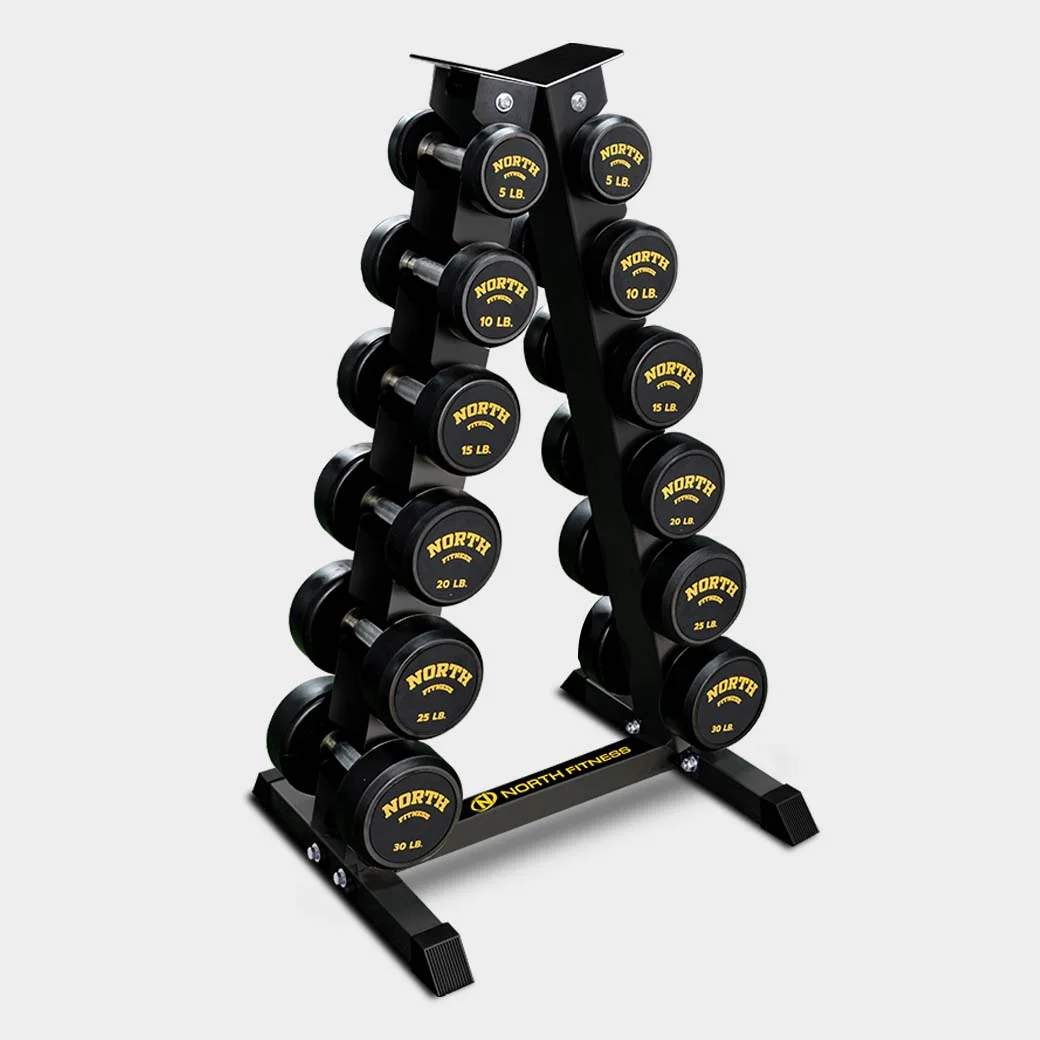 ดัมเบลหุ้มยาง North Fitness รุ่น DVR30A - แข็งแรงทนทาน กันสนิม กันรอยขีดข่วน