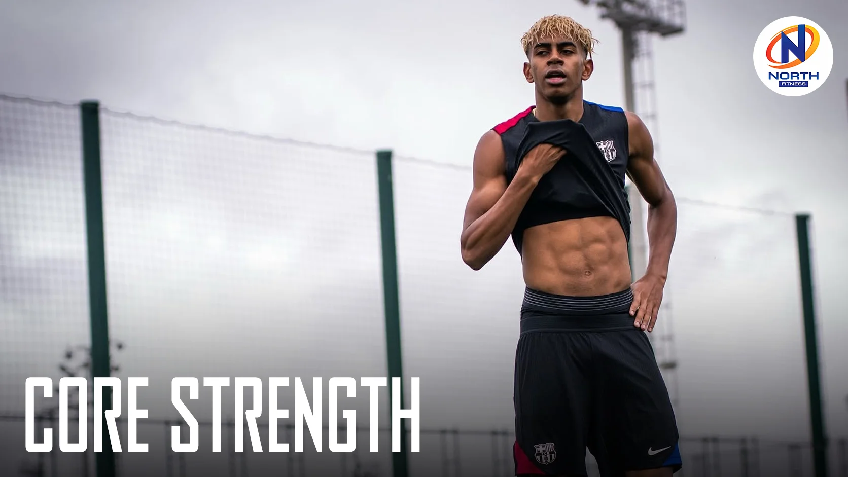 สร้างความแข็งแรงจากแกนกลางลำตัว (Core Strength & Stability) แบบ ลามีน ยามาล
