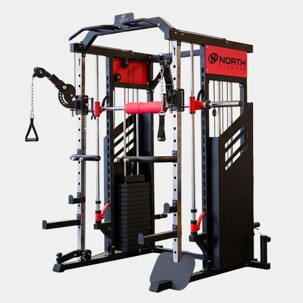 เครื่องออกกำลังกาย Smith Machine North Fitness รุ่น G-GYM - ฟังก์ชั่นครบที่สุด แขนปรับได้หลายองศา Commercial grade